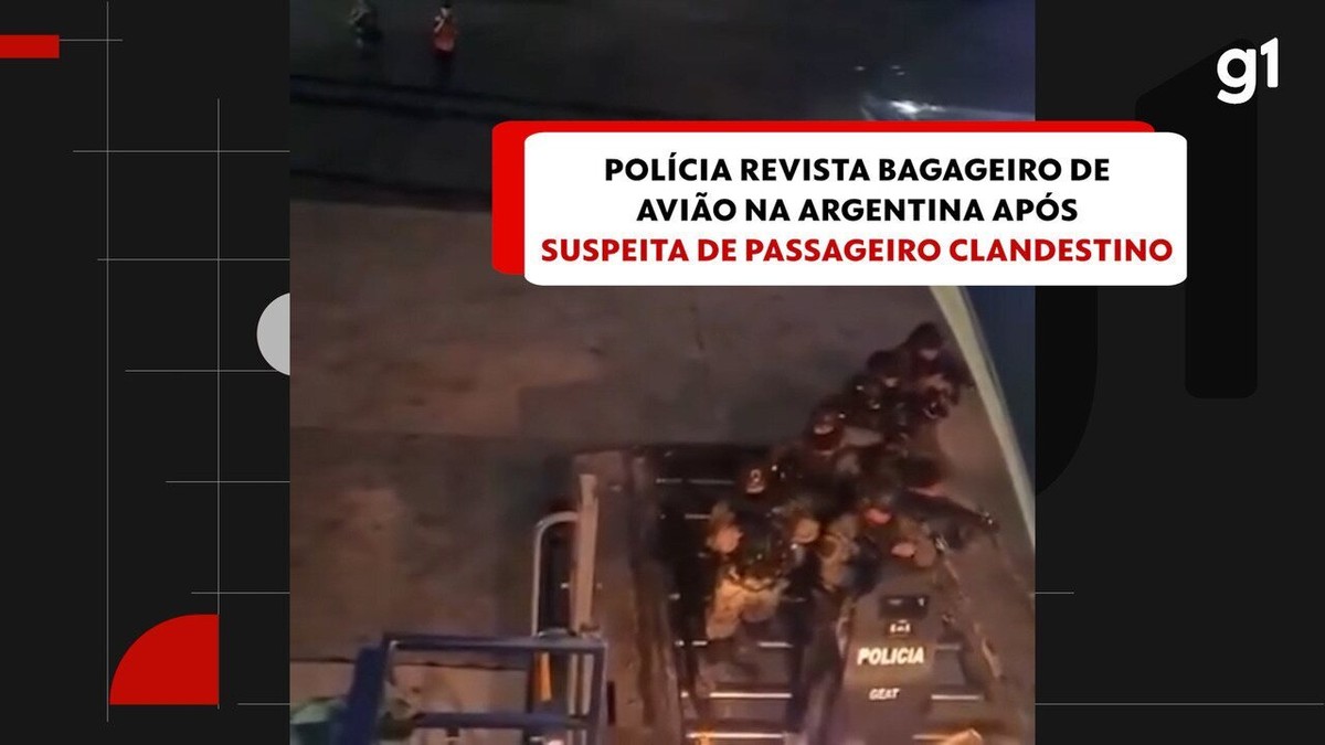 Avião que iria para Nova York volta a Buenos Aires após suspeita de passageiro clandestino em bagageiro; VÍDEO